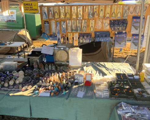 Collection of Different Gemstones in Queensland Gem show at Lapidary Slab Supplies Mackay (1)