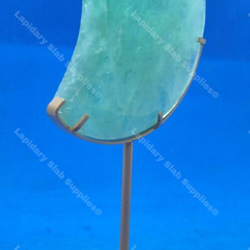 Fluorite Moon With Stand