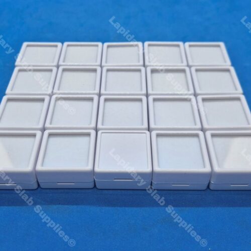 Individual Square Display Boxes - White