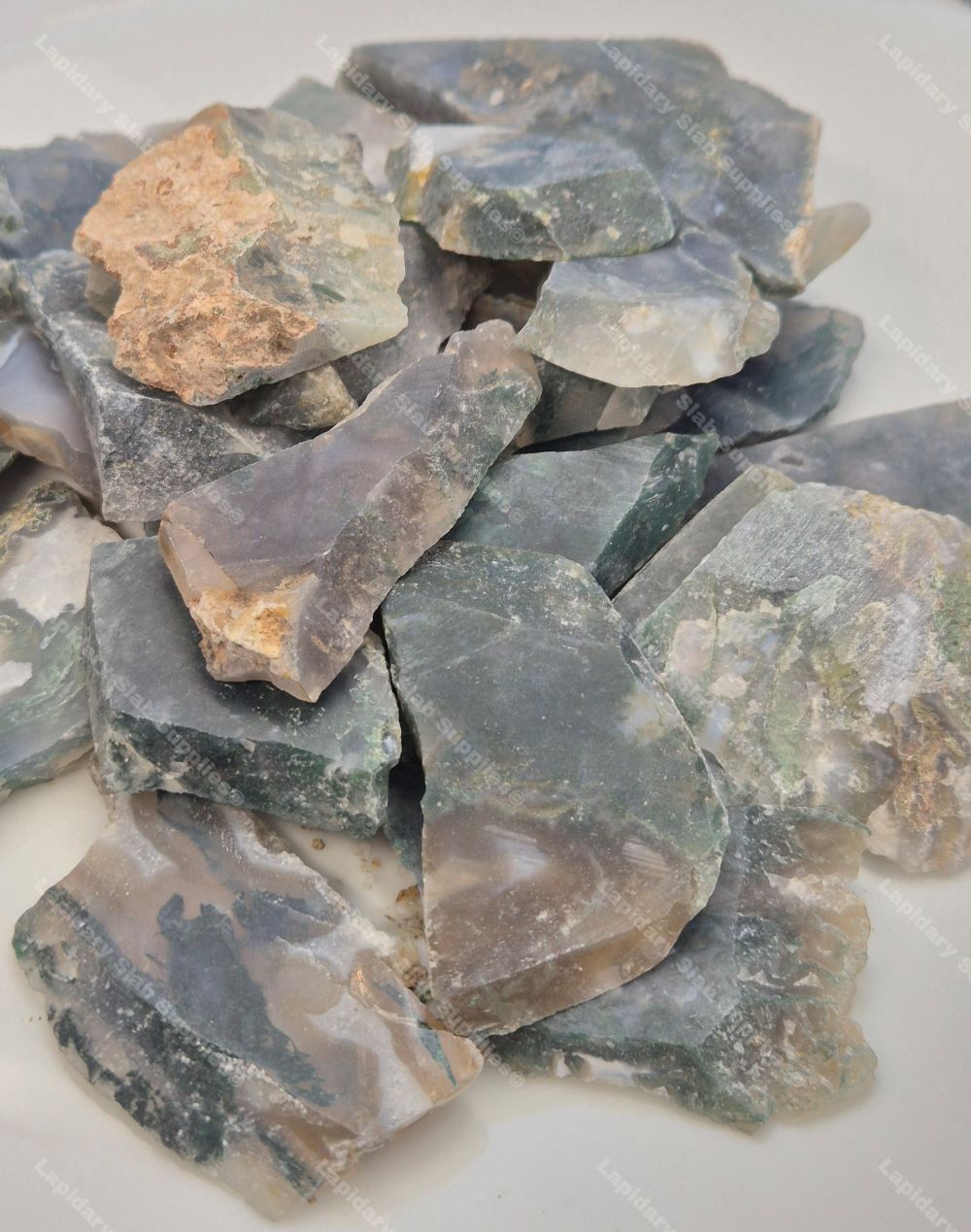 Rough Moss Agate - India - Image 2